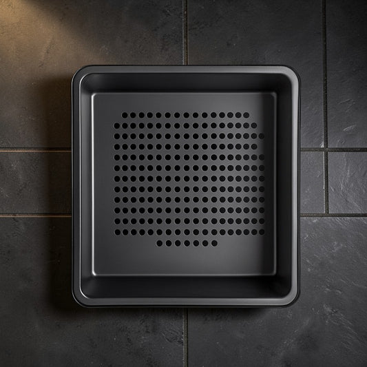 Dockx Draining Basin - Industrial Grade Perforated Steel - Professional Grade Colander & Basin Hybrid - Heavy Duty - Focus Series